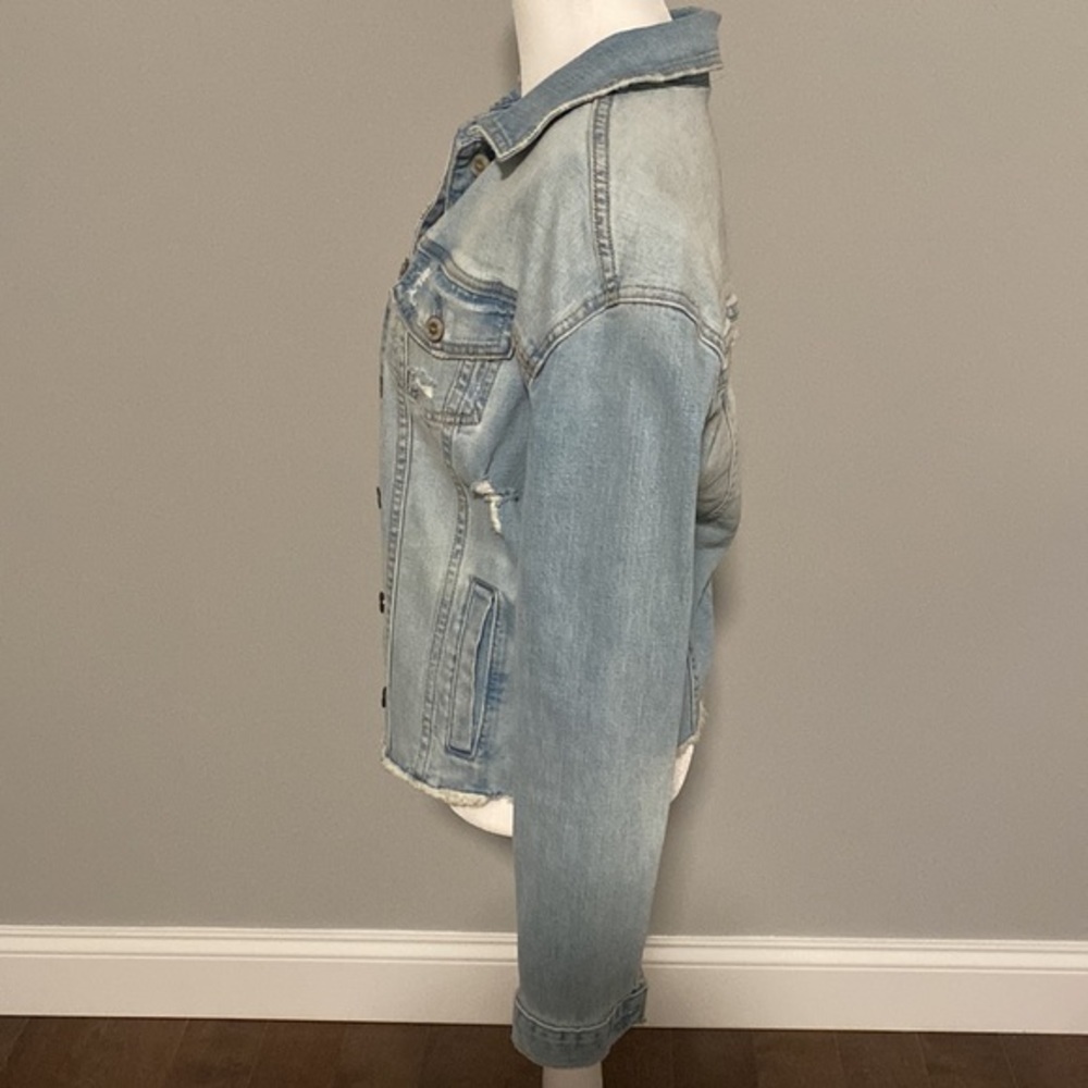 Hollister Co. Denim Jean Jacket Women‎ S Small - Picture 4 of 7